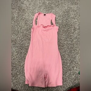 SHEIN Pink Sleeveless Jumpsuit